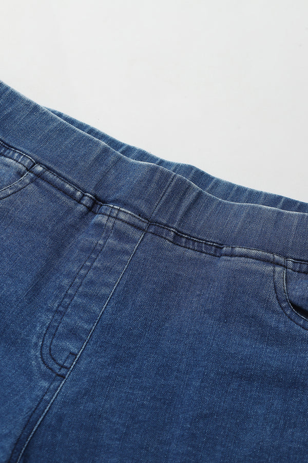 Blue Slim Fit Women Jeggings