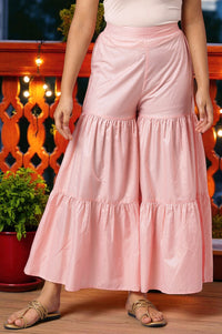 Pink Doble Tier Sharara