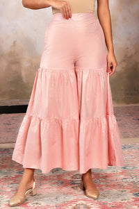 Pink Doble Tier Sharara