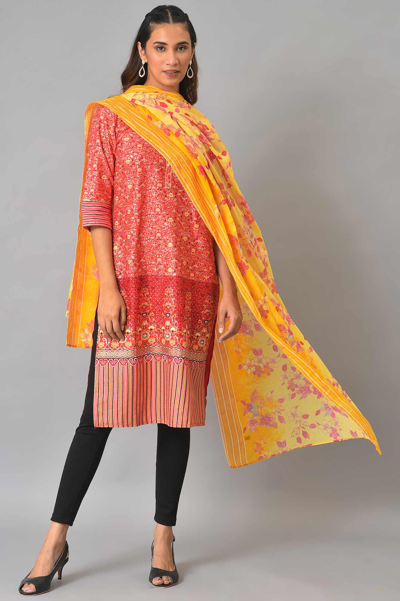 Aurelia Red Dupatta