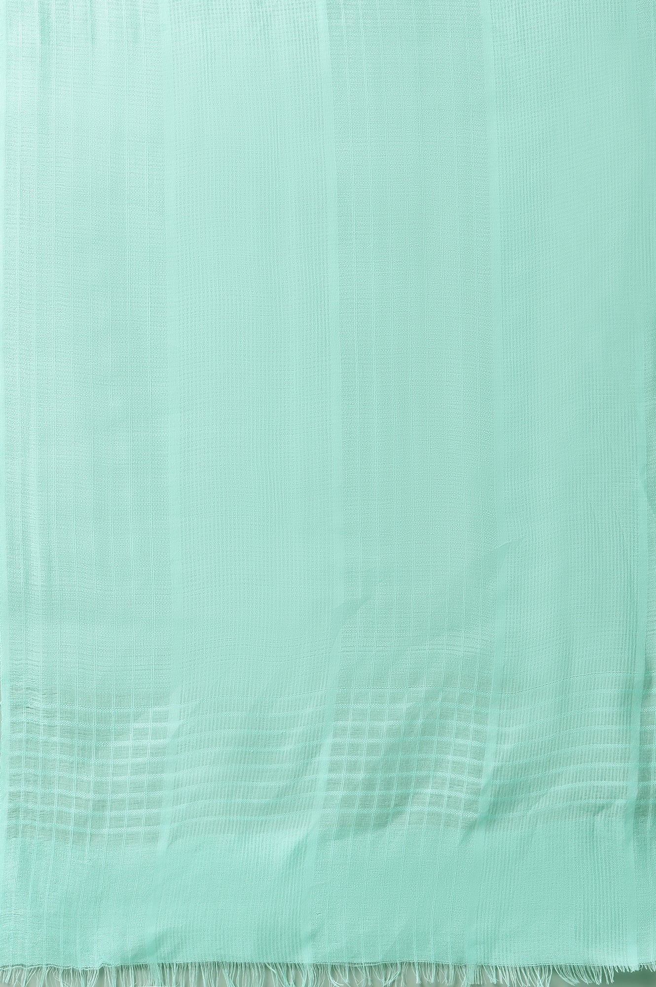 Green Yarn-Dyed Dupatta