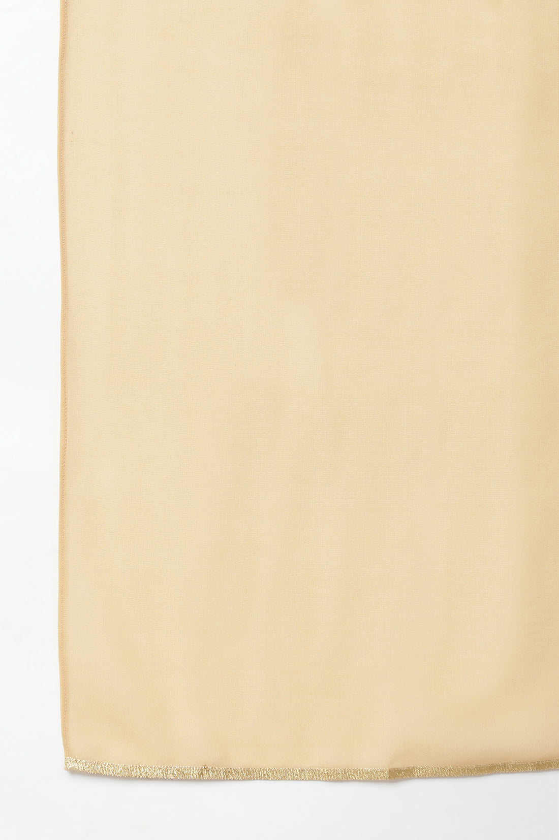 Gold Solid Georgette Dupatta