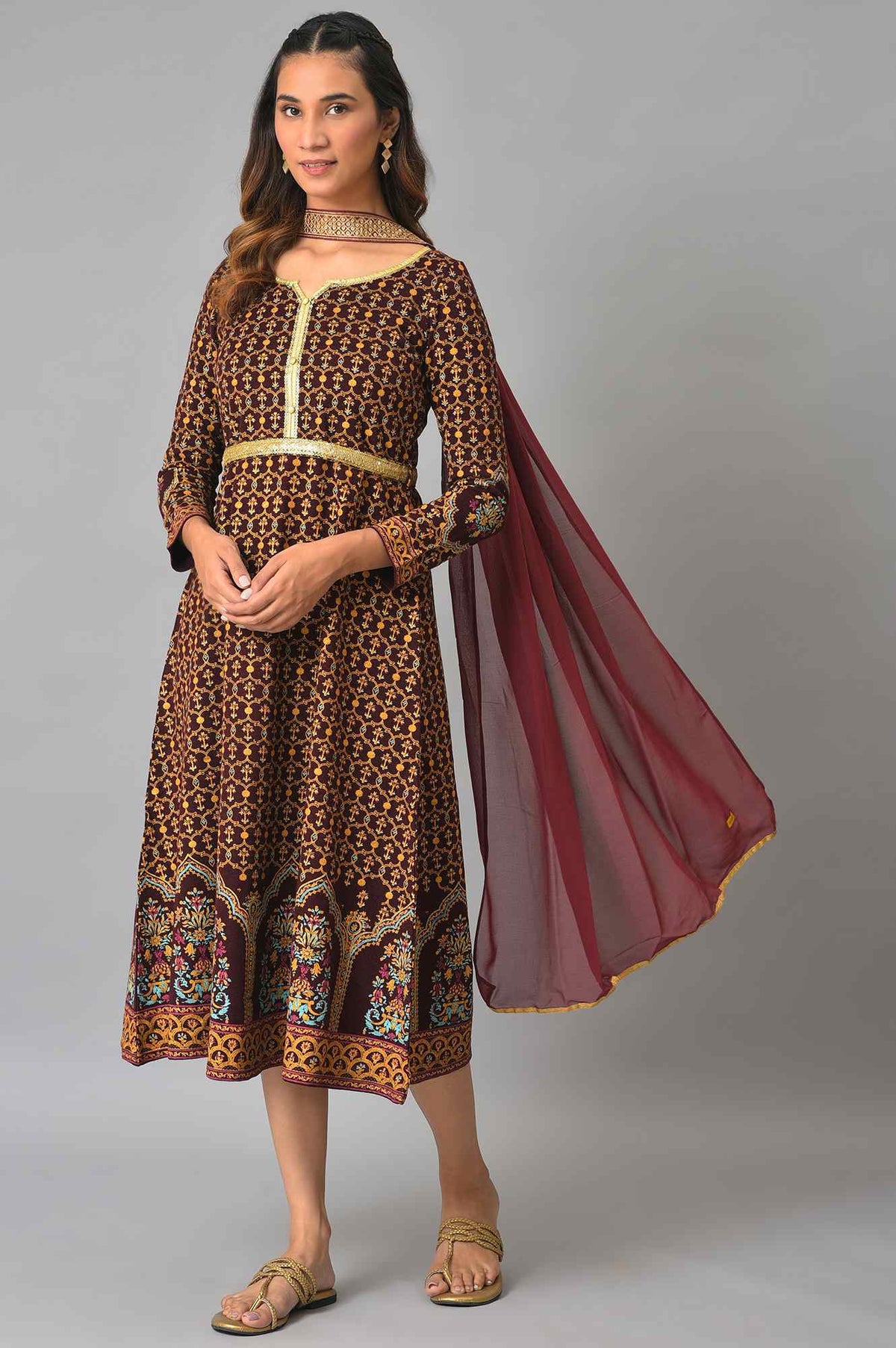 Aurelia Pink Dupatta - FS