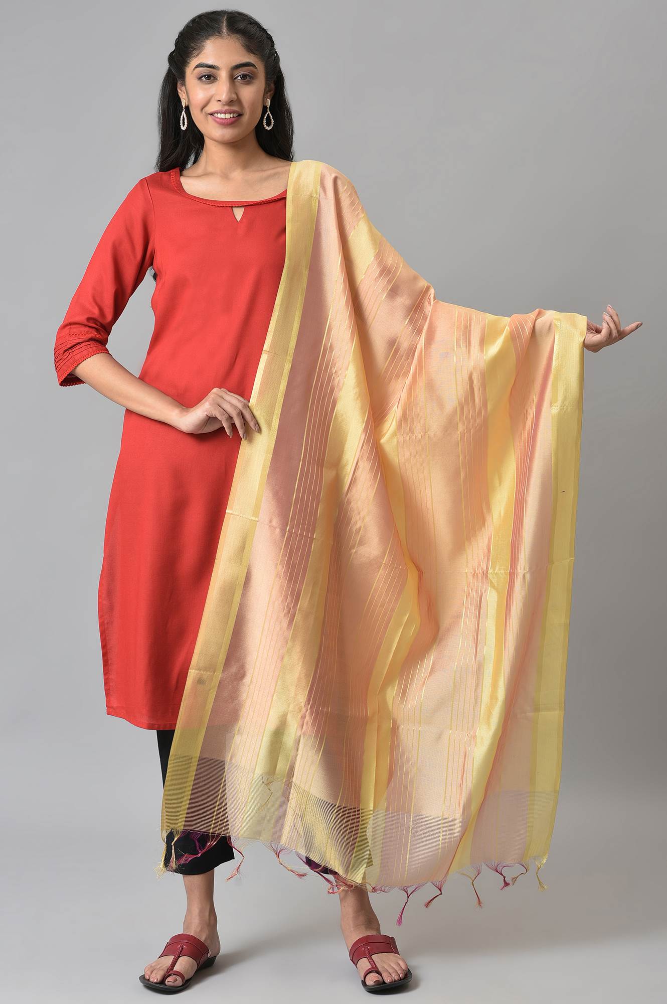 Multi Coloured Banarasi Dupatta