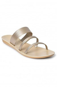 Aurelia Na Silver Almond Toe Flat