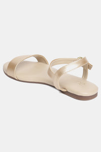 Aurelia Gold Solid Round Toe Flat-ZKASSIDY