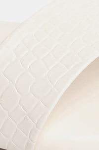 Aurelia Ecru Textured Round Toe Flat-ZKASSIDY