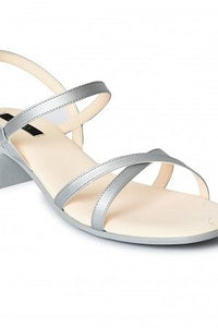 Aurelia Solid Silver Square Block Heel