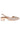 Aurelia Glitter Rose Gold Glitter Pointed Block Heel