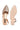 Aurelia Glitter Rose Gold Glitter Pointed Block Heel