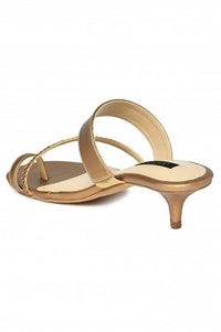 Aurelia Woven Design Copper Round Toe Kitten