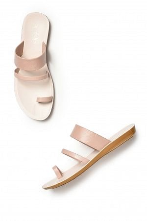 Aurelia Textured Blush Almond Flat