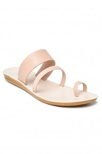 Aurelia Textured Blush Almond Flat