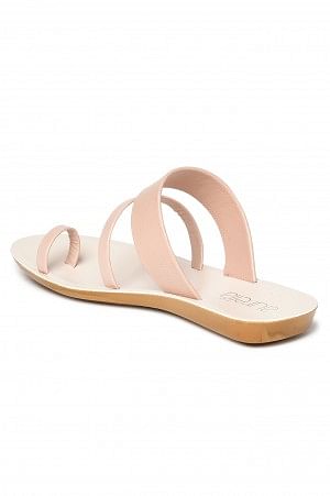 Aurelia Textured Blush Almond Flat