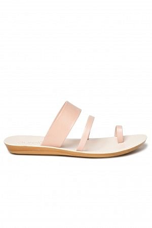 Aurelia Textured Blush Almond Flat