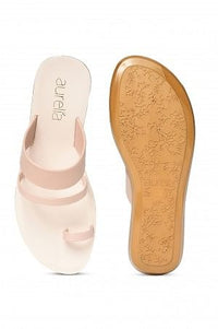 Aurelia Textured Blush Almond Flat