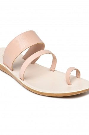 Aurelia Textured Blush Almond Flat