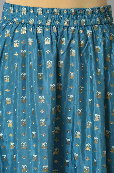 Aurelia Ocean Death kurta Flared Skirt Dupatta