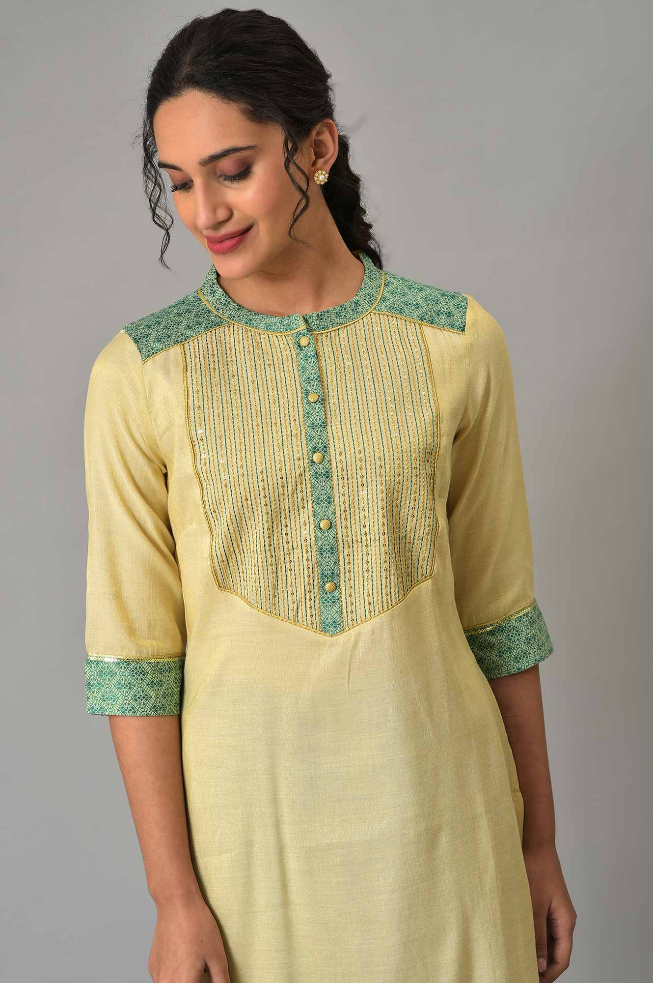 Aurelia Kurta da donna rosa velata con ventosa, estiva Aurelia Kurta da donna rosa velata con ventosa, estiva