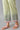 Red Yarn-Dyed Roud Neck kurta With Green Pants