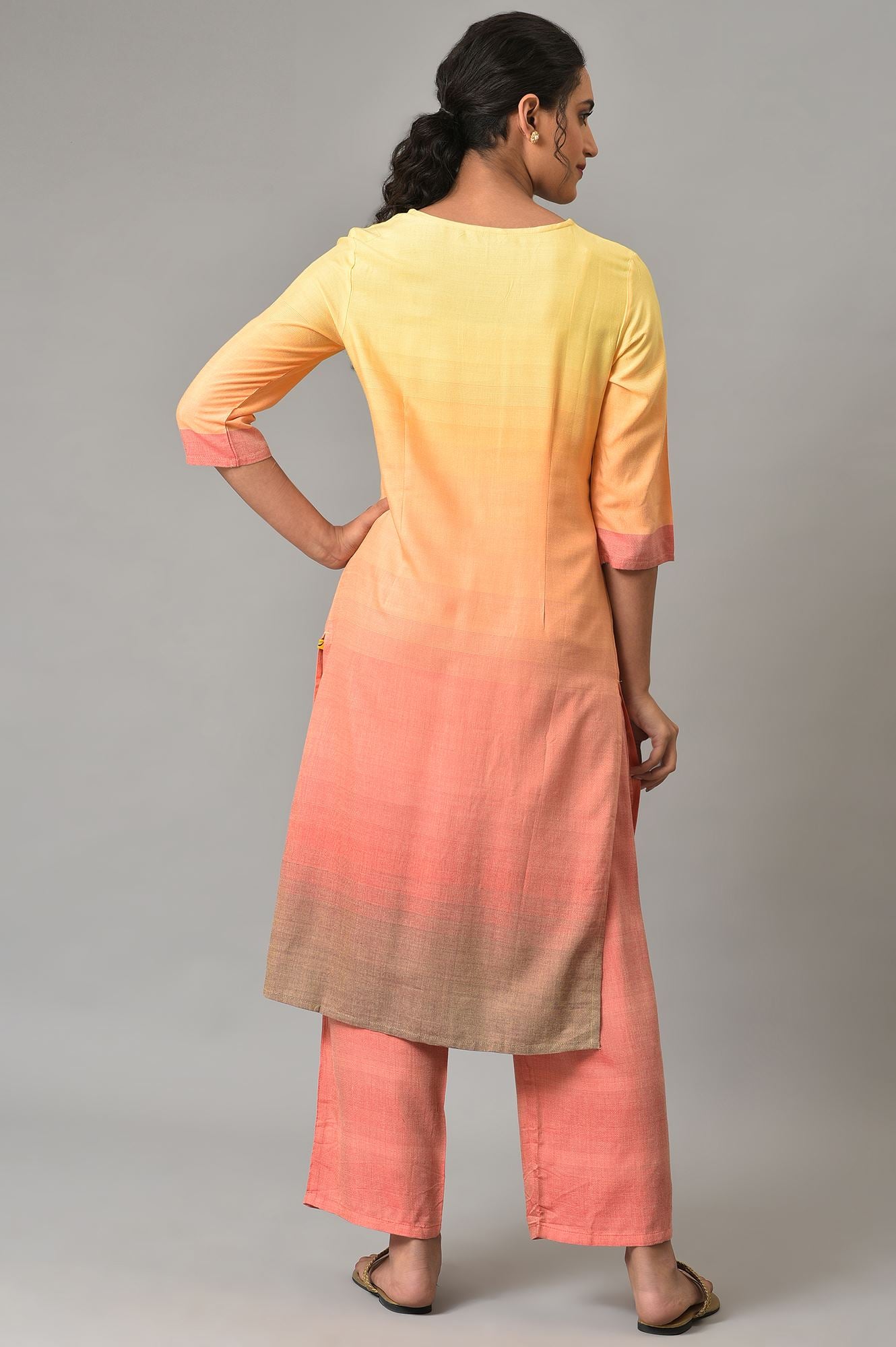 Aurelia Yellow kurta-Trouser-