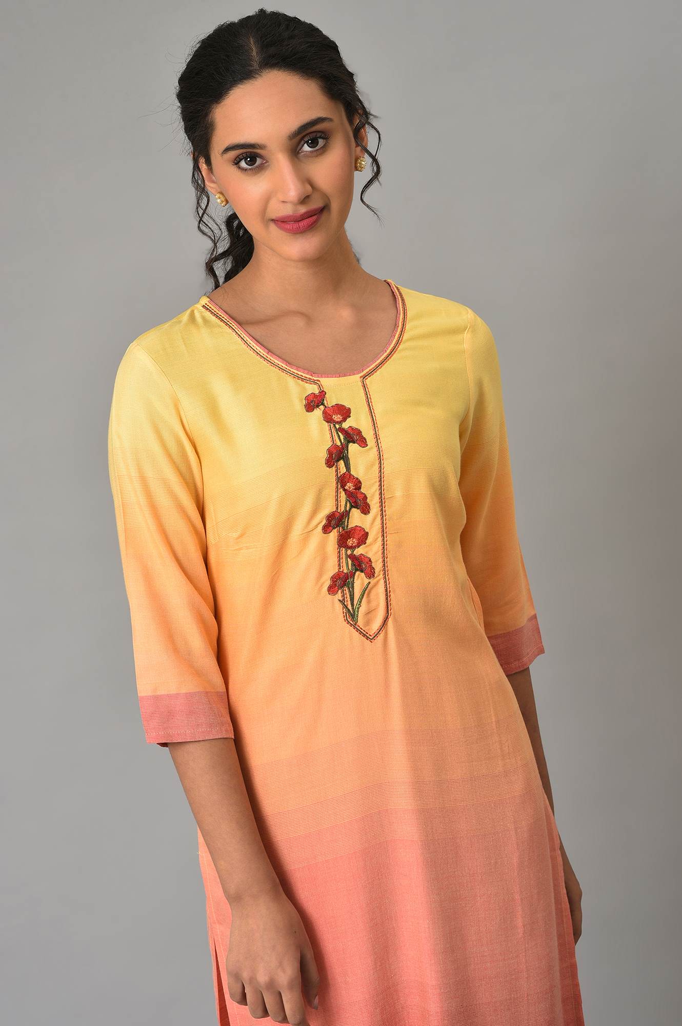 Aurelia Yellow kurta-Trouser