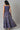 Natural Kota Floral Print Gillet with Navy Printed Top and Skirt