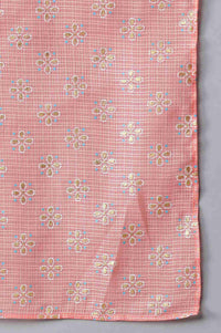 Blue Printed Top Palazzo and Dupatta Set