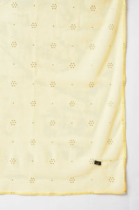 Blue Embellished Dress With Tights And Dupatta