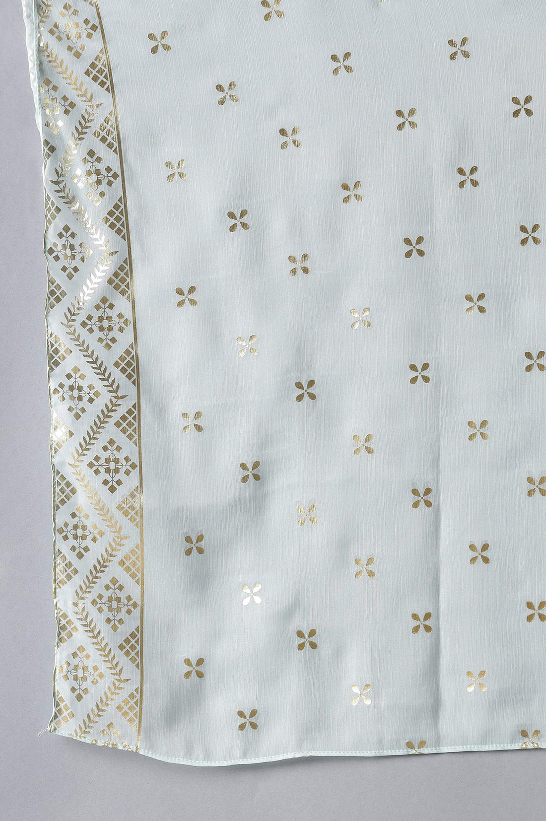 Pastel Blue kurta Palazzo and Dupatta Set