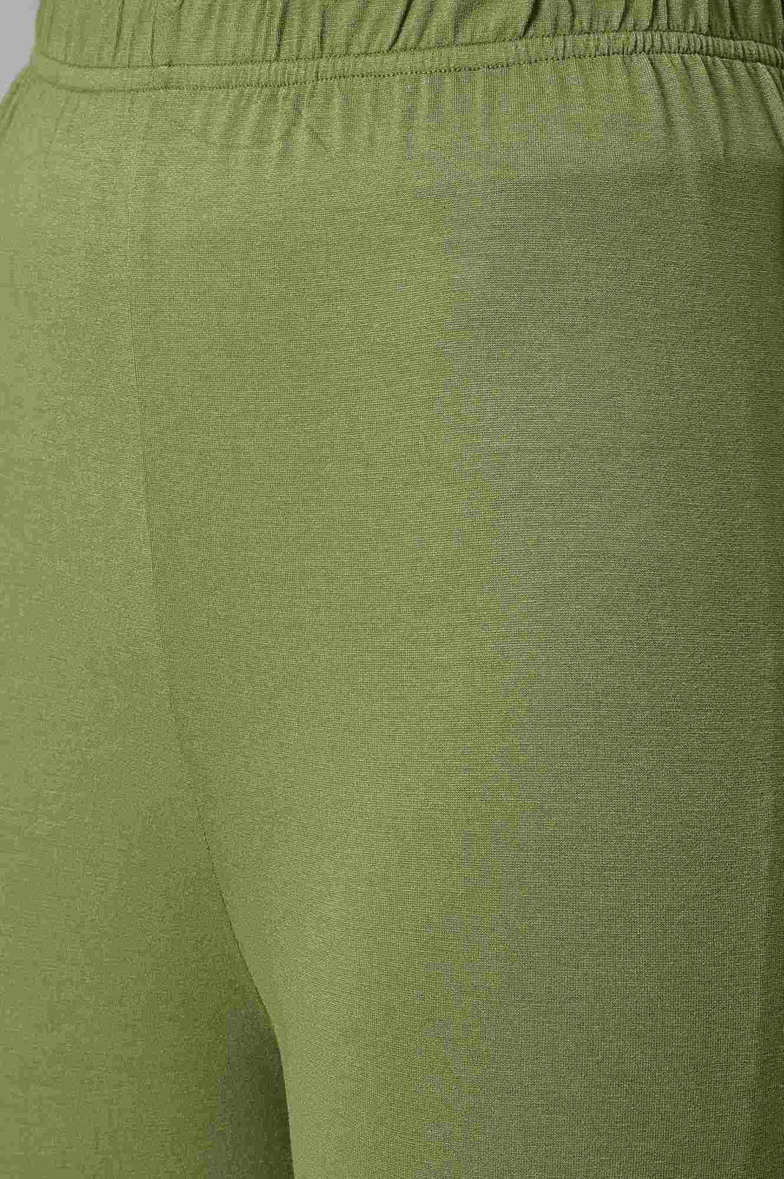 Yellow Floral Printed kurta with Green Tights and Dupatta