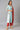 LIVA Blue A-line Embellished Kurta with Red Trousers and Dupatta