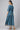 Blue Full Length Tiered Dress Embellished with Sequins