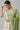 LIVA White Floral Printed Flared kurta with Green Tights and Dupatta