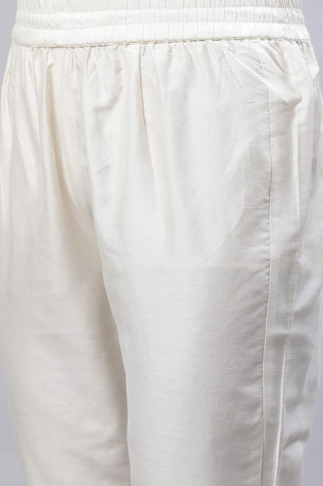 Mustard Liva Embroidered Kurta With Trousers And Banarasi Dupatta