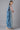 Pink Printed kurta Blue Trousers and Dupatta Set