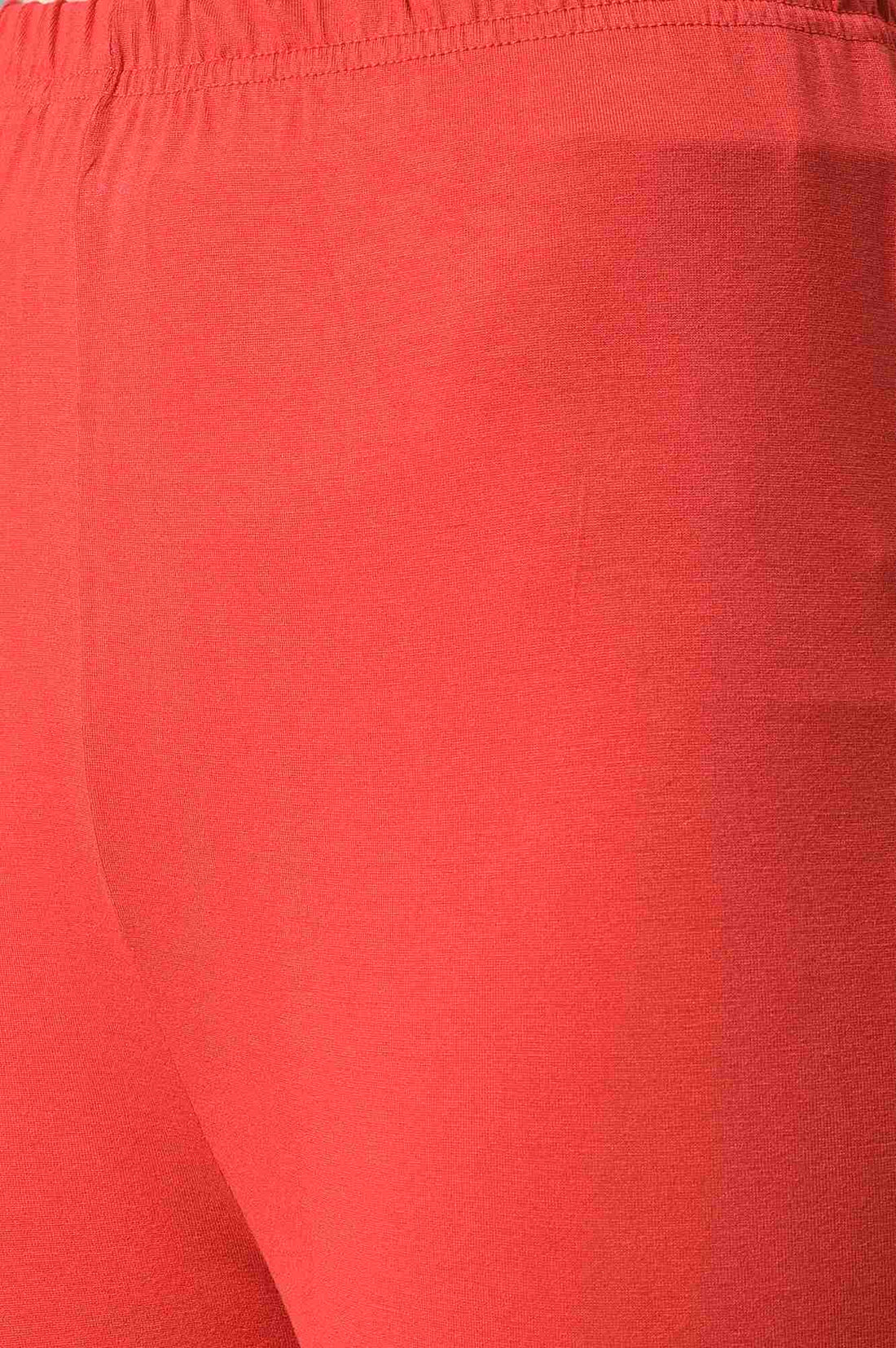 Blue Foil Printed Kurta with Red Tights and Printed Dupatta Set