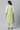Green Sleeveless Sequined Gillet with kurta and Pants