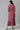 Maroon Blouson Sleeves Dress With Placement Print