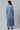 Blue A-line Gillet and Dress Set