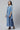 Blue A-line Gillet and Dress Set
