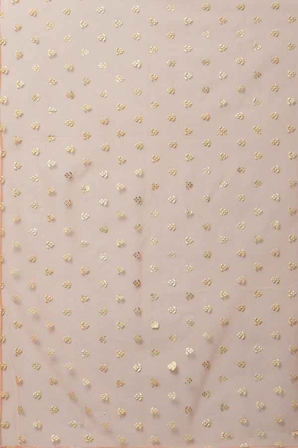 Off-white Sequined kurta with Straight Palazzo and Dupatta