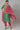 Green Zari Embroidered Kurta With Pink Trousers And Dupatta