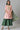 Pink Zari Embroidered kurta with Green Palazzo and Dupatta