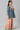 Girls Blue Floral Print Gillet With Peach Crop Top And Straight Palazzo