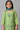 Girls LIVA Green Foil Print kurta with Sharara and Dupatta