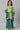 Girls LIVA Green Foil Print kurta with Sharara and Dupatta