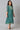 Girls Green Zari Embroidered Festive Dress