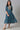 Girls Blue Zari Embroidered Festive Dress