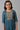 Girls Blue Zari Embroidered Festive Dress